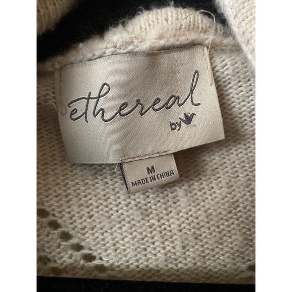 Cream Open Front Cardigan - Picture 3 of 4